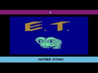 une photo d'Ã©cran de E.T. The Extra-Terrestrial sur Atari 2600